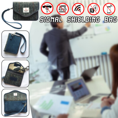 Rfid Anti Radiation Signal Shielding Mobile Phone Bag Handbag Cage Key Faraday