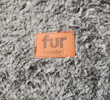 CordaRoy's King Faux Fur Bean Bag  Cover Only  KV-FUR-GR