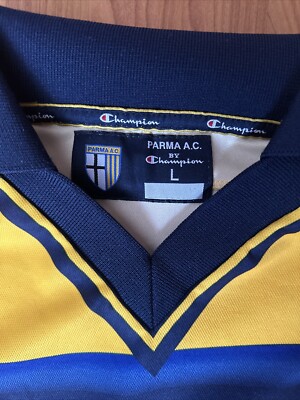 VINTAGE PARMA ITALY 2000/2001 HOME FOOTBALL SHIRT JERSEY CAMISETA