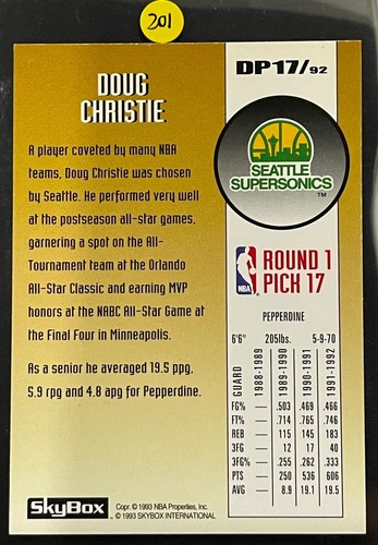 1992-93 Skybox - NBA Draft Pick - Singles - YOU PICK - VG / EX / NM-MT - Picture 39 of 63