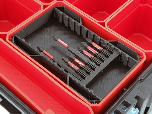 Craftsman Versastack Organizer Compatible Tool Case Toughcase Bit Holder Bin - Picture 8 of 11