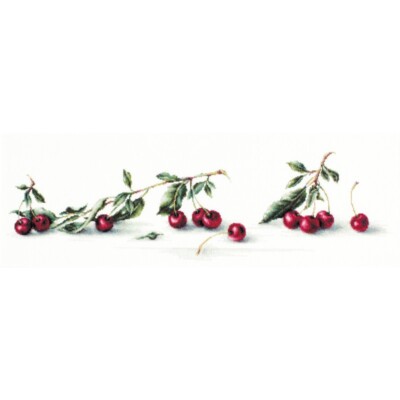 Cherry Cross Stitch Kit by Luca-S