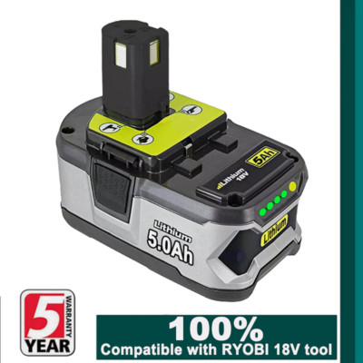 18V 5000mAh Akku Für RYOBI One+ Plus Lithium RB18L50 P108 P109 5Ah Batterie