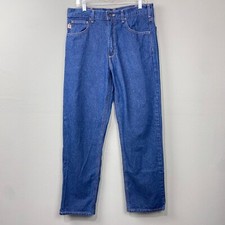 Carhartt FRB100 Relaxed Fit Flame Resistant Denim Jeans Size 34x32 Work Wear