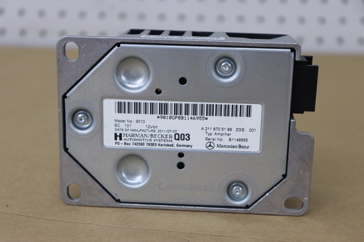 2011 MERCEDES E350 W212 WAGON HARMAN AMP SUB-WOOFER AMPLIFIER