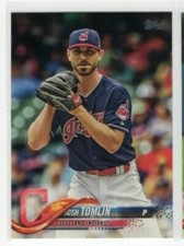 Josh Tomlin 2018 Topps Series 1 Baseball Base Common #27 Cleveland Indians