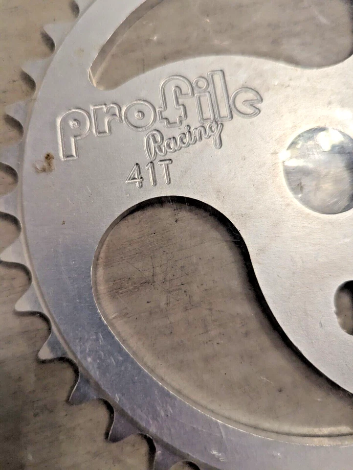 Profile Racing 41T Sprocket Mid School BMX Billet Chainwheel Silver New NOS - Image 4 of 4