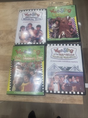 Wee Sing DVD Lot of 4 - Grandpas Magical Toys. Sillyville Best Xmas Ever Marcelo