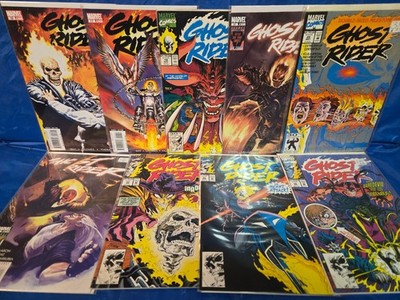 GHOST RIDER (MARVEL COMICS) MIXED LOT OF 9; DAREDEVIL, MADCAP, SECRET INVASION+