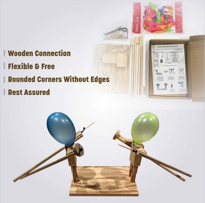 Gioco Di Palloncini Da Battaglia In Bambù, Burattini Da Scherma - Foto 2