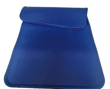 Blue Pet Cat Dog Silicone Non Slip Waterproof Mat For Food Bowl 18in x 12in