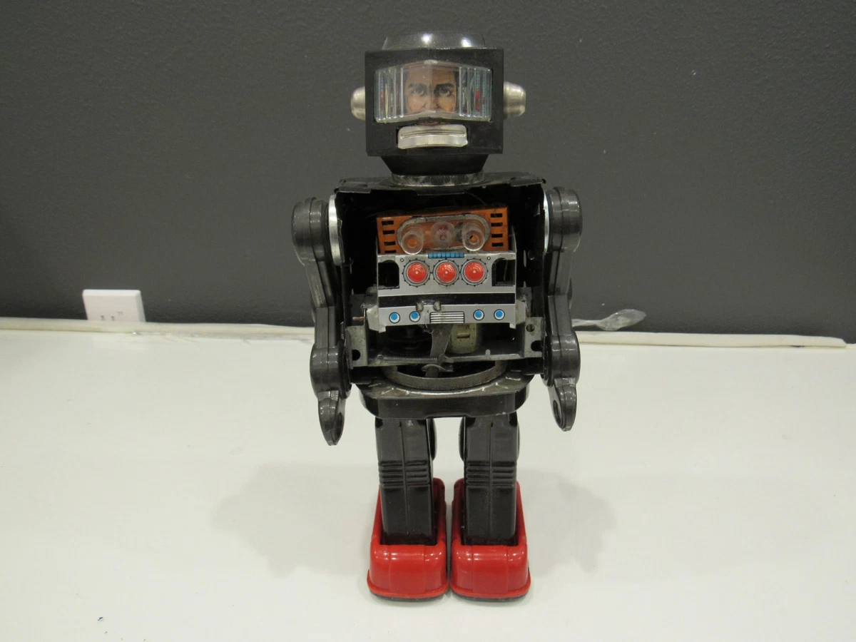 Jouet Mécanique Tin Toys - Robot T8 Terminator Qui Marche - Japon, Boîte D'origine (neuf)