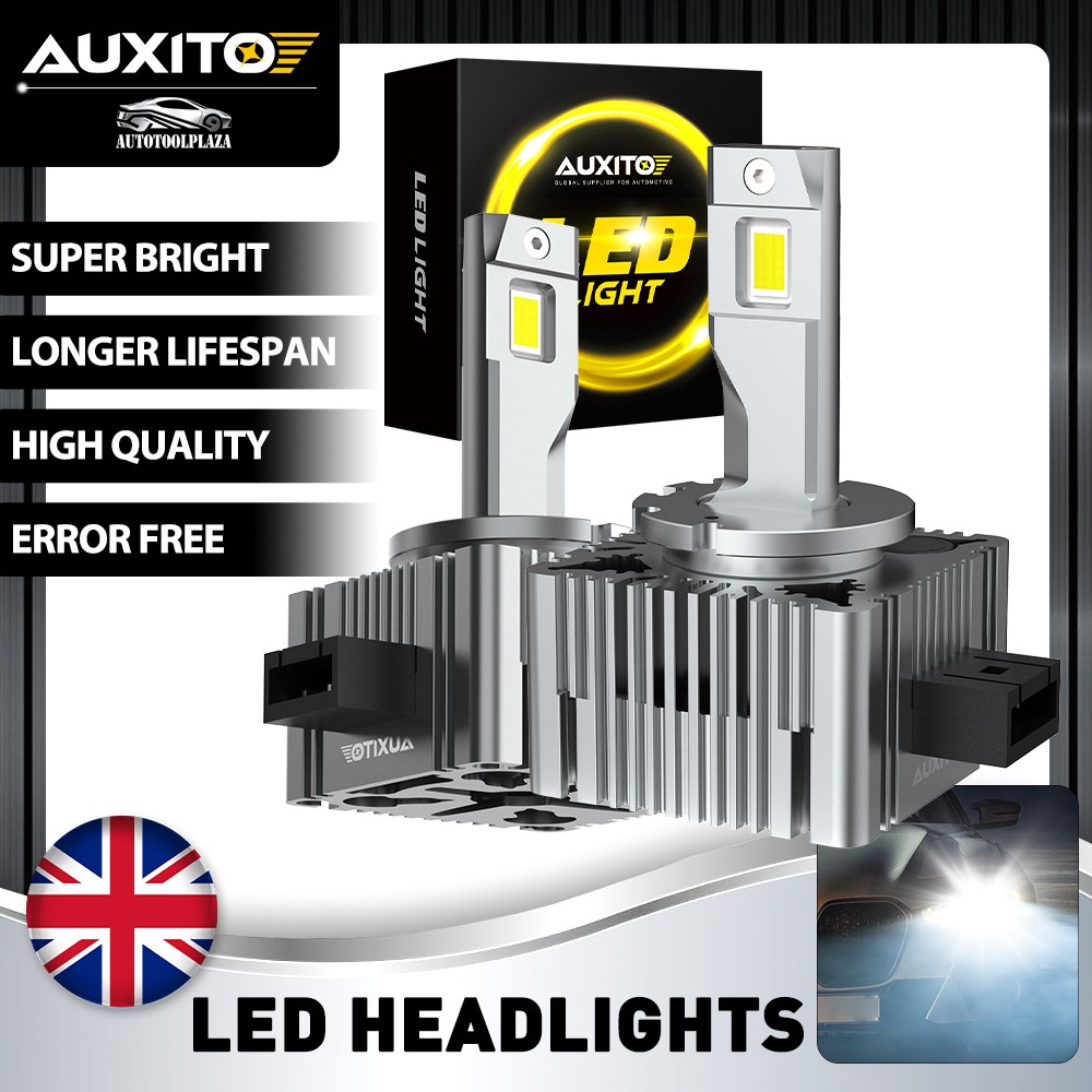 2x D1R D1S D1C LED Bulb White Canbus Headlight Kit 6500K High Low Beam Lamp UK