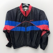 Vintage Adidas Hooded Wind Breaker Jacket Multicolor Made in Taiwan Mens Size XL