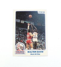 1983-84 Star Co. NBA All-Star Game Walter Davis #17 Nm/Mt