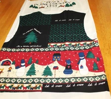 Springs Industries ~ PEACE IN THE COUNTRY VEST - ONE SIZE FOR ALL - CUT AND SEW