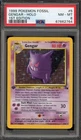 Pokemon Gengar Fossil 1st Edition Holo Rare #5 PSA 8