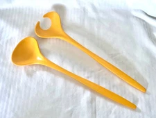 Vintage MCM Rosti Mepal Melamine Salad Set - 2533, 2534 - Denmark - 11"