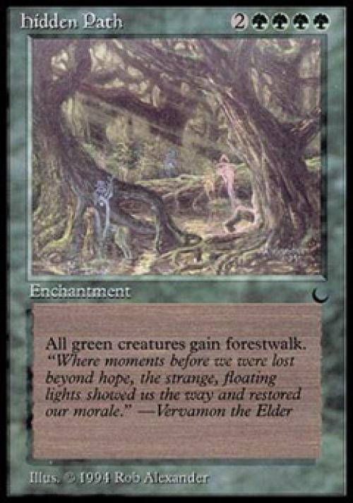 MTG English Hidden Path NM Normal The Dark