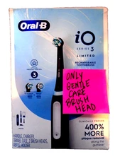 Oral-B iO Series 3 Limited Electric Toothbrush w/Brush Head-Rechargeable - Black