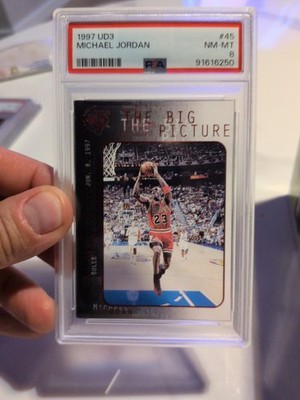 1997-98 Upper Deck UD3 - The Big Picture Michael Jordan #45 PSA 8 Chicago Bulls