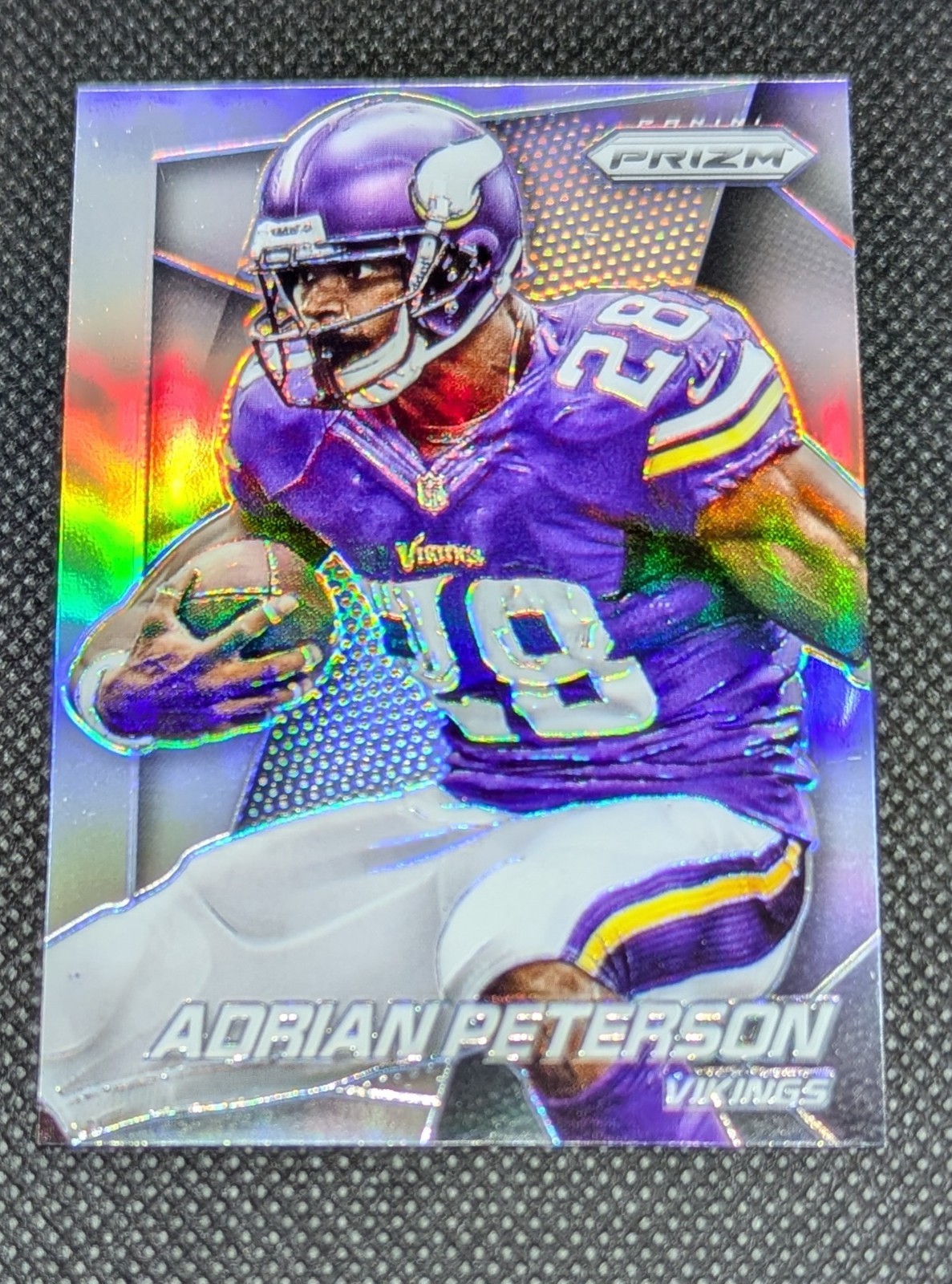 2014 Panini Prizm - Adrian Peterson #115 Silver Prizm - Vikings