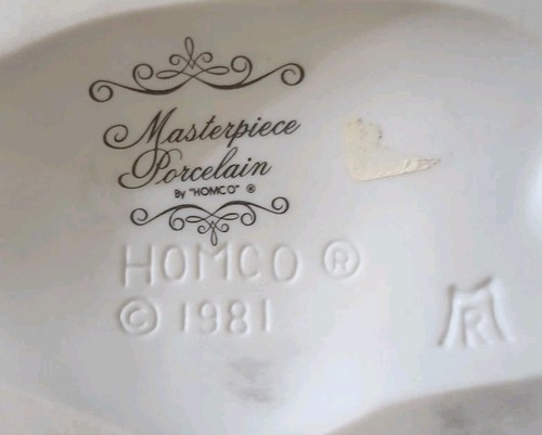 Homco Obra Maestra Porcelana Codorniz Pájaro 1981 - Imagen 6 de 6
