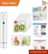 Vacuum Sealer Plastic Compact Reusable Bags Portable Kitchen Travel