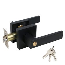 Entrance Lever Door Handle Office Front Door Gate Entry Bedroom Lock Keys Set