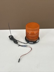 CAT 378-6901 Strobe Light 9-32 Volt Amber Light Magnetic Base OEM