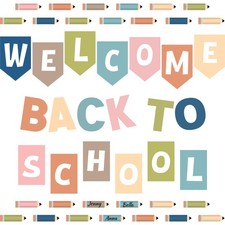 59 Pcs Boho Welcome Back to School Bulletin Board Set Pencil Theme Boho Class...