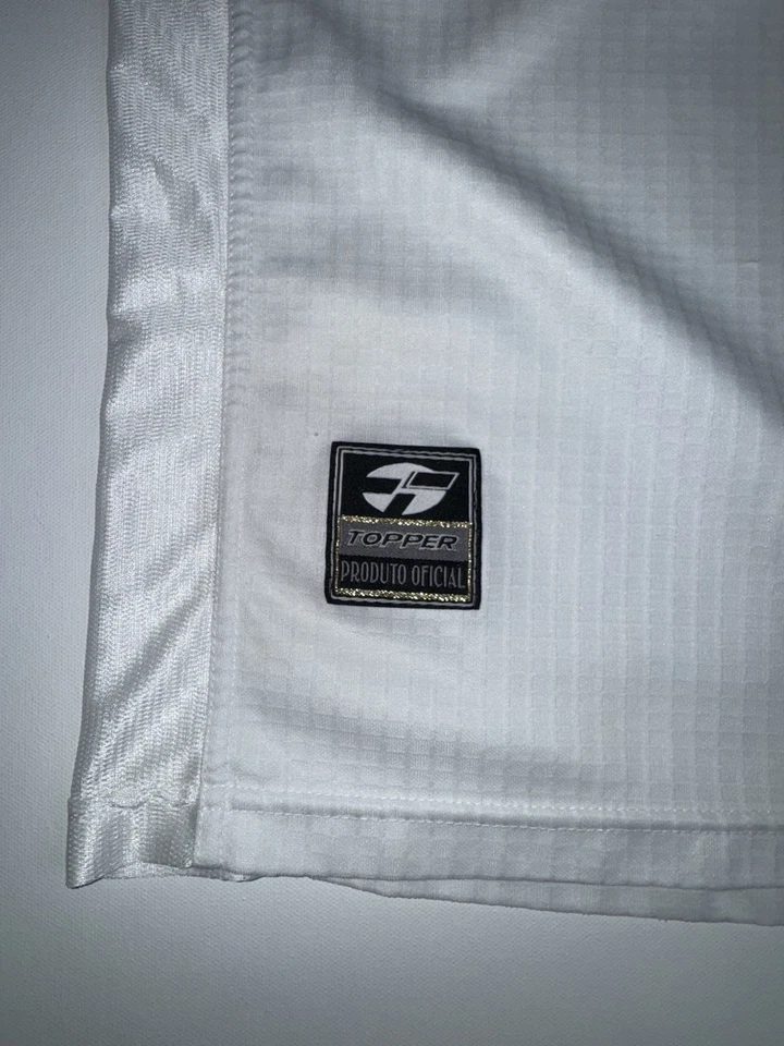 Camiseta de futebol vintage 00s Club S.C. Corinthians autêntica topper Brasil grande - Imagem 4 de 4