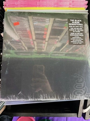 Metallica 180g Clear W/black Marbled (Some Blacker Marbled) Sealed Vinyl Reissue