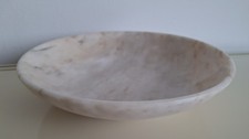 Large Carrara Marble Fruit Bowl 1970’s