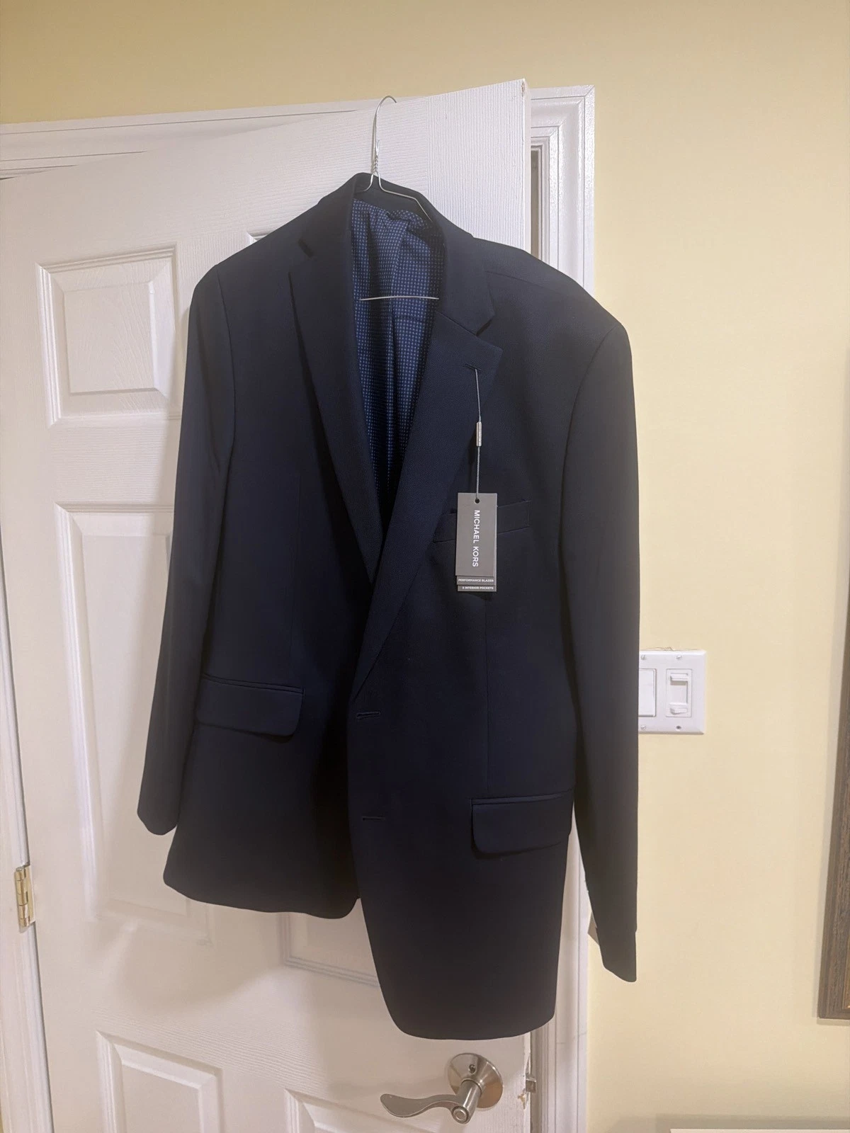 Michael Kors Keith Performance Blazer Navy Blue 42 Long - product detail image 4