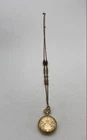 Vintage 14k Yellow Gold Elgin Unisex Floral Engraved Case Pocket Watch