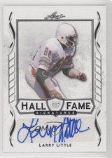 2021 Leaf Signature Hall of Fame Auto Green Larry Little #HOF-LL1 Auto HOF 0h1