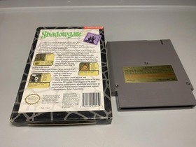 Shadow Gate Nintendo (NES, 1989) Complete CIB Nice Box Clean Tested ShadowGate