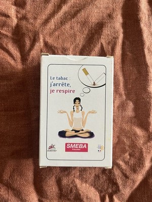 Seltenes Kartenspiel sehr guter Zustand Smeba Mutuelle Studentin Tabak Atmen