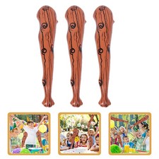  3 Pcs Blow up Bat Sports Cheering Toy Inflatable Baseball Bats Sticks