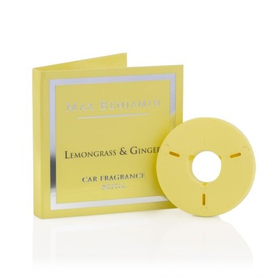 Lemongrass & Ginger Luxury Car Fragrance Refill   Max Benjamin