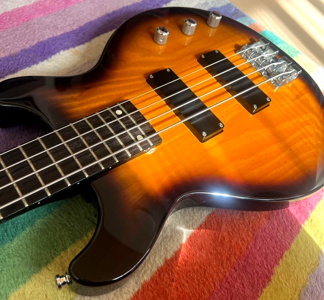 ESP J-TVB-V Tobacco Sunburst LUNA SEA J Signature model Electric