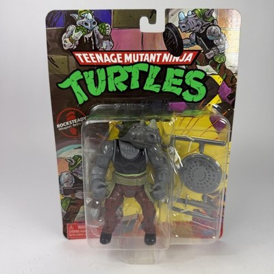 Playmates 2022 Teenage Mutant Ninja Turtles Rocksteady Classic Action Figure