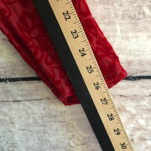 Soft Surroundings Velvet Top 3x Red Dahlia Walden Turtleneck Burn Out Tunic New - Picture 13 of 14