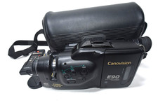 VINTAGE CANON CANOVISION E90 8MM VIDEO CAMCORDER RETRO MOVIE , UNTESTED, PROP
