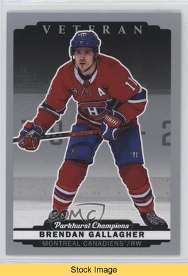 2022-23 Upper Deck Parkhurst Champions Silver Brendan Gallagher #136 READ 1g4p