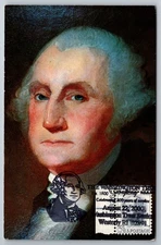 #1283 George Washington Maxi Card w/Pictorial Cancel