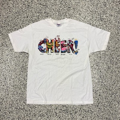 Vintage 90s Cheerleading Shirt Adult XL Classic Graphic Tee Cheerleader Comedy