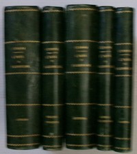 Curioni, Giovanni. Cinque volumi in 4° della serie “L’Arte di Fabbricare", 1872
