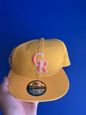 Colorado Rockies Hat Club Exclusive New Era 59FIFTY 1998 ASG Pink UV Sz 7 5/8